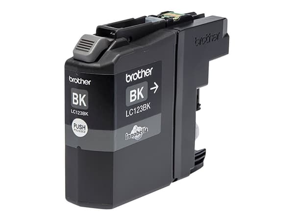 Brother LC123BK - Høy ytelse - svart - original - blekkpatron - for Brother DCP-J100, J105, J132, J152, J552, J752, MFC-J245, J470, J650, J6520, J672