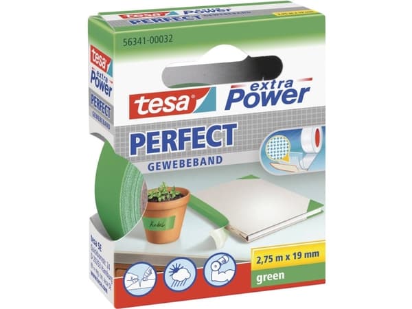 TESA Extra Power 19mmx2.75m, 2,75 m, Grønn, 19 mm, 1 stykker