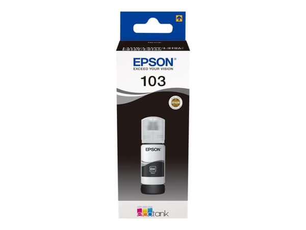 Epson 103 - 65 ml - svart - original - blekkrefill - for EcoTank L3150, L3151, L5190