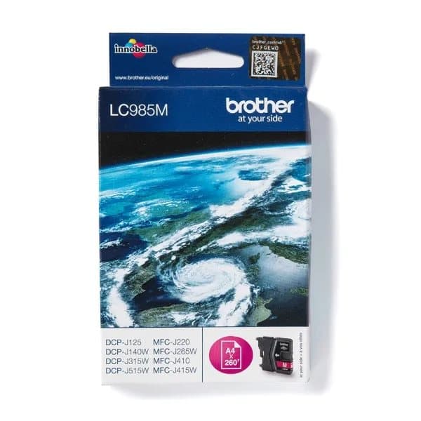 Brother LC985M - 10 ml - magenta - original - blekkpatron - for Brother DCP-J125, DCP-J140, DCP-J315, DCP-J515, MFC-J220, MFC-J265, MFC-J410, MFC-J41