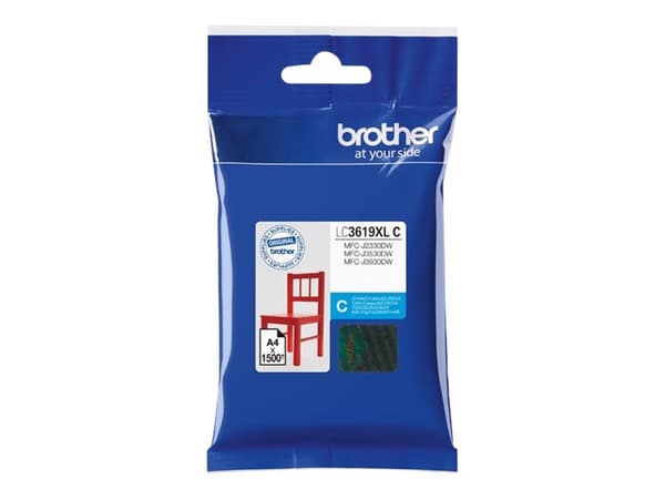 Brother LC3619XLC - Cyan - original - blekkpatron - for Brother MFC-J2330DW, MFC-J3530DW, MFC-J3930DW