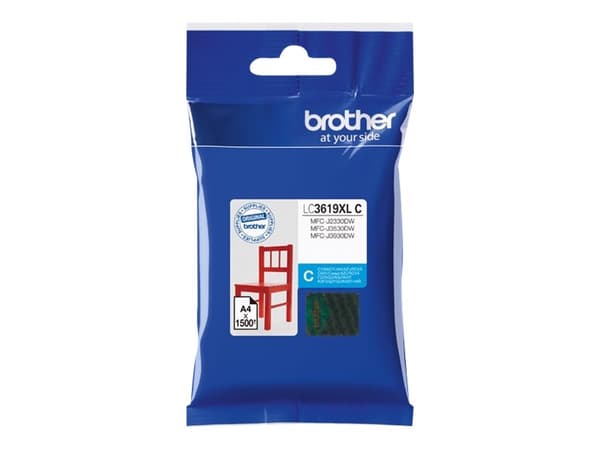 Brother LC3619XLC - Cyan - original - blekkpatron - for Brother MFC-J2330DW, MFC-J3530DW, MFC-J3930DW