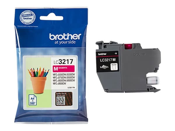 Brother LC3217M - Magenta - original - blekkpatron - for INKvestment Business Smart Plus MFC-J5930; INKvestment Business Smart Pro MFC-J6935