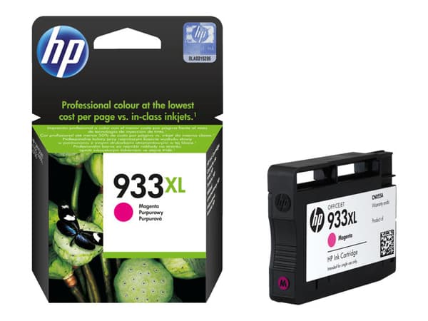 Blækpatron HP 933XL HP933XL CN055AE, 825 sider, Magenta