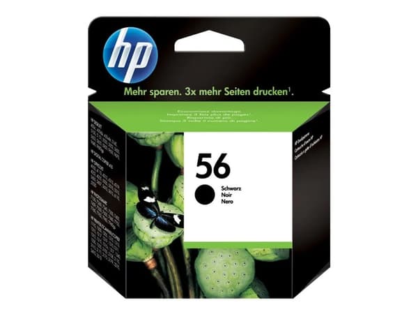 HP 56 - 19 ml - svart - original - blekkpatron - for Deskjet 450, 55XX; Officejet 6110; Photosmart 7150, 7350, 7550; psc 21XX, 2210