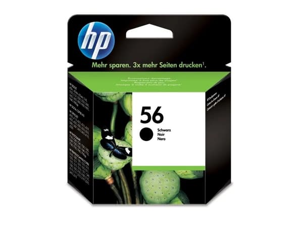 HP 56 - 19 ml - svart - original - blekkpatron - for Deskjet 450, 55XX; Officejet 6110; Photosmart 7150, 7350, 7550; psc 21XX, 2210