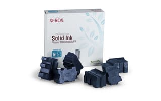 Xerox Genuine ® Solid Ink, Cyan, Alkuperäinen, Syaani, Monipakkaus, Mustesuihkutulostus, 158 mm, 43 mm