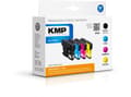 Miniatyrbilde 2 av 3: KMP MULTIPACK B78V - 4-pack - svart, gul, cyan, magenta - kompatibel - boks - blekkpatron (alternativ for: Brother LC1100BK, Brother LC1100C, Brother