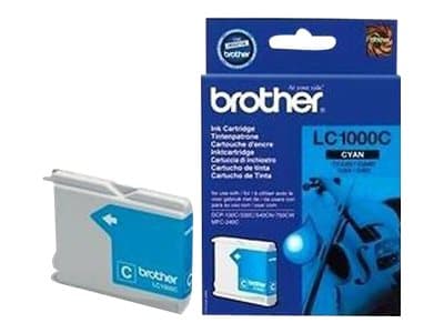 Brother LC1000C - Cyan - original - blekkpatron - for Brother DCP-350, 353, 357, 560, 750, 770, MFC-3360, 465, 5460, 5860, 660, 680, 845, 885