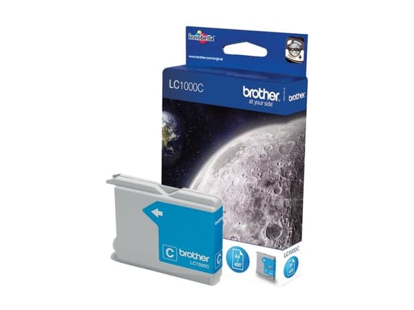 Brother LC1000C - Cyan - original - blekkpatron - for Brother DCP-350, 353, 357, 560, 750, 770, MFC-3360, 465, 5460, 5860, 660, 680, 845, 885