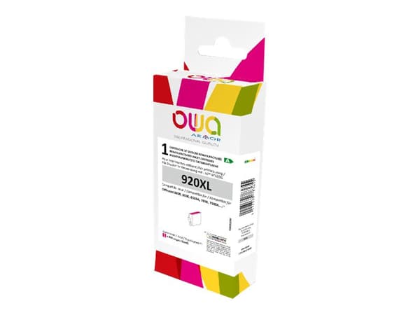 OWA - 12 ml - magenta - kompatibel - gjenfabrikert - blekkpatron (alternativ for: HP 920XLM) - for HP Officejet 6500, 6500 E709a, 6500 E709c, 6500A,
