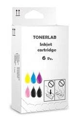 6 Cartridges Ecos compatible Ecos with Epson T0801