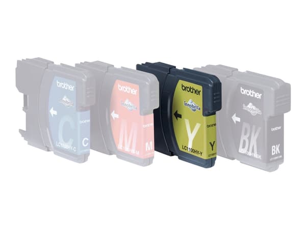 Brother LC1100HYY - Høy ytelse - gul - original - blekkpatron - for Brother DCP-6690CW, MFC-5890CN, MFC-6490CW