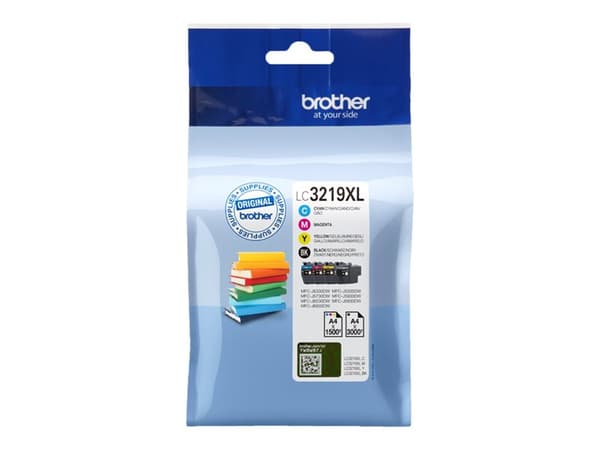 Brother LC3219XL Value Pack - 4-pack - XL - svart, gul, cyan, magenta - original - bläckpatron - för Brother MFC-J5330, J5335, J5730, J5930, J6935; B