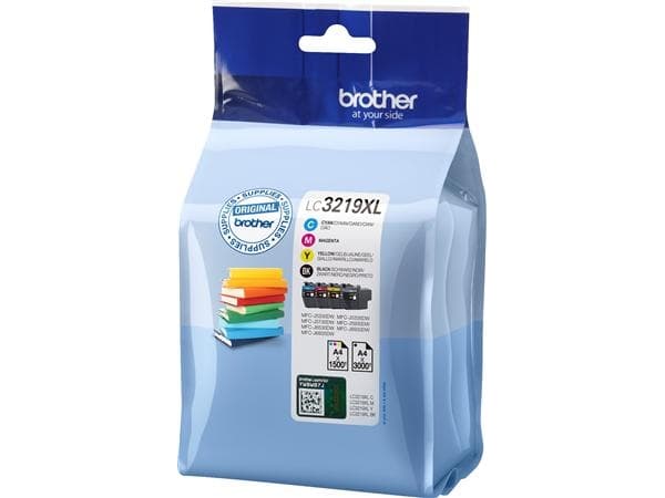 Brother LC3219XL Value Pack - 4-pack - XL - svart, gul, cyan, magenta - original - bläckpatron - för Brother MFC-J5330, J5335, J5730, J5930, J6935; B