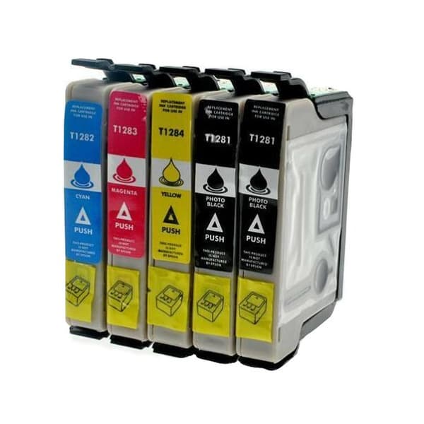 Epson T1281 /T1282 /T1283 /T1284, Sampak 5 stk , 69 ml