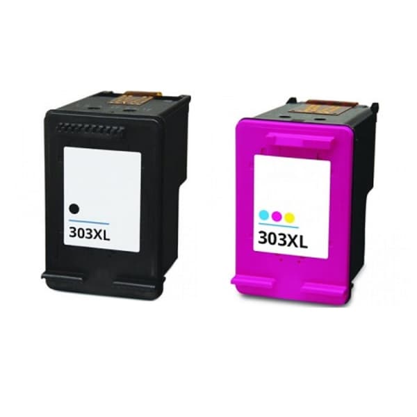 Kompatibel - HP 303 XL combo pack 2 stk blækpatron BK/C 35 ml