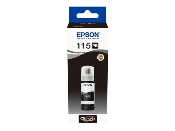 Epson EcoTank 115 - 70 ml - fotosort - original - blekkrefill - for Epson L8160, L8180; EcoTank L8160