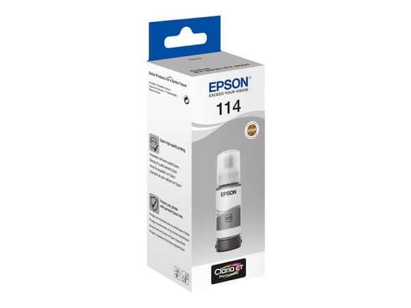 Epson EcoTank 114 - 70 ml - grå - original - refill - för EcoTank ET-8500, ET-8550
