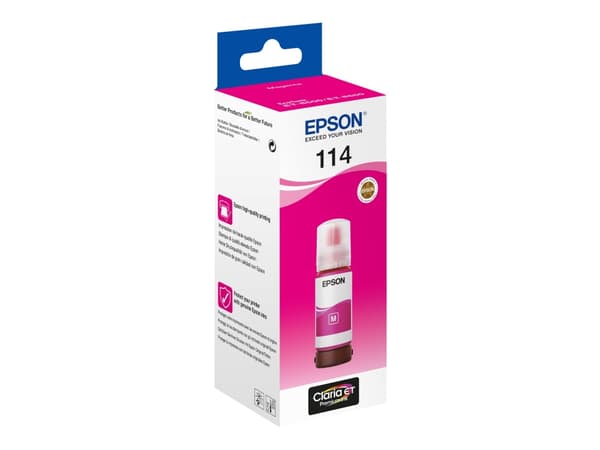 Epson 114 - 70 ml - magenta - original - blekkpåfylling - for EcoTank ET-8500, ET-8550