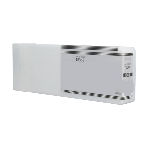 Kompatibel - Epson T6368 MBK blækpatron - Mat sort 700 ml