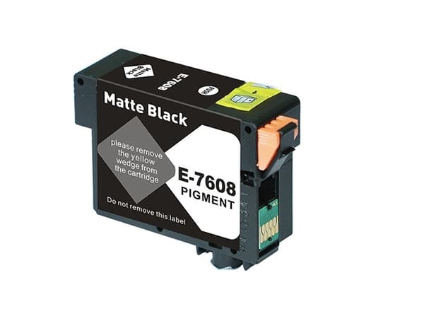 Kompatibel - Epson T7608 MBK blekkpatron - C13T76084010 - Matte Svart 29,5 ml