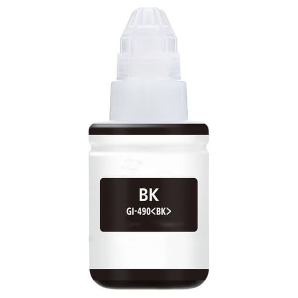 Kompatibel - Canon GI-490 BK Blækrefill - 0663C001 - Sort 135 ml