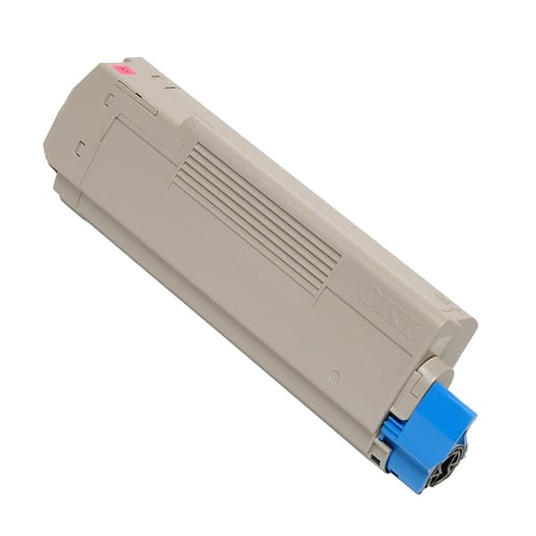 Kompatibel - OKI C5550/C6100/6150 M Lasertoner, Magenta, 6000 sider