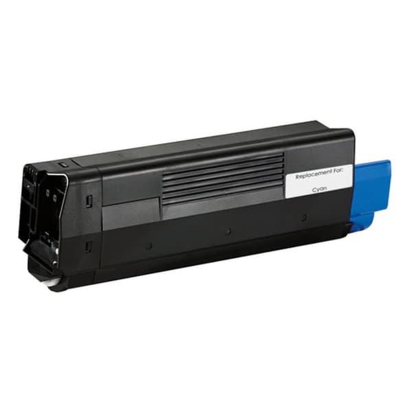 Kompatibel - OKI C5100 Toner cyan 5000 sidor