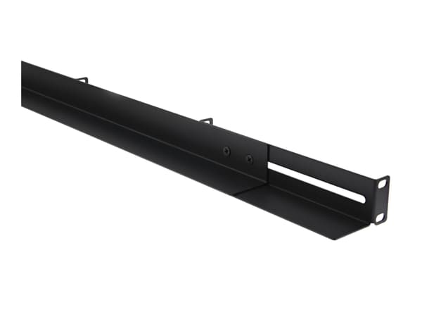 DELTACO - Rackskinne - 609 mm, 80-100 deep - svart