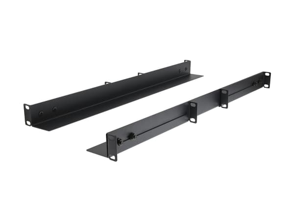 DELTACO - Rackskinne - 609 mm, 80-100 deep - svart