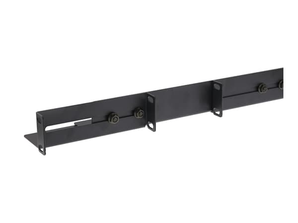 DELTACO - Sats med stativskenor - 309 mm, 45-60 deep - svart - 10"/19"