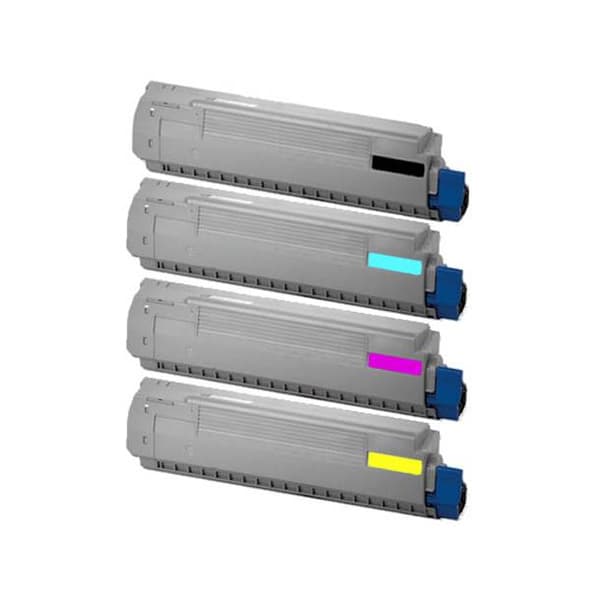 Kompatibel - OKI C801/C821 combo pack 4 stk Toner - BK/C/M/Y 28900 sider