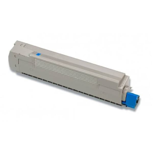 Kompatibel - OKI C8600/C8800 C Toner - 43487711 - Cyan 6000 sider