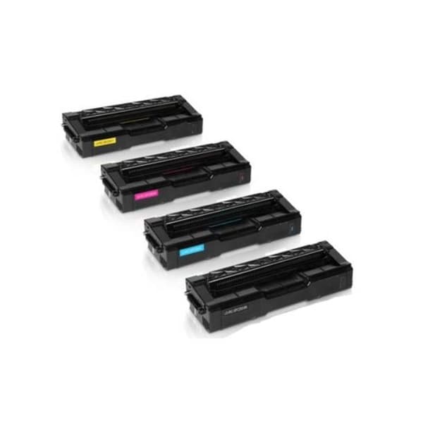 Kompatibel - Ricoh SP C250E combo pack 4 stk lasertoner - BK/C/M/Y 6800 sider