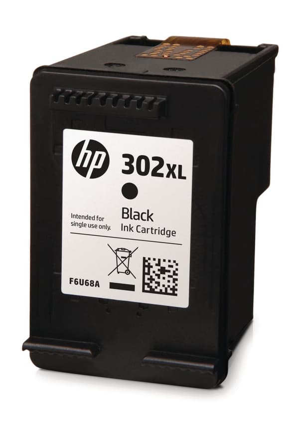 Bläckpatron HP F6U68AE 302XL svart