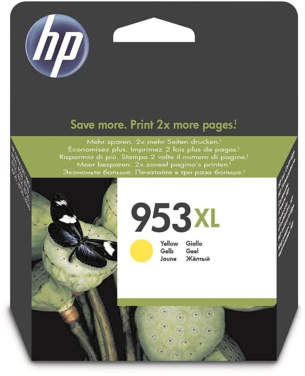 HP 953XL gul original bläckpatron med hög kapacitet