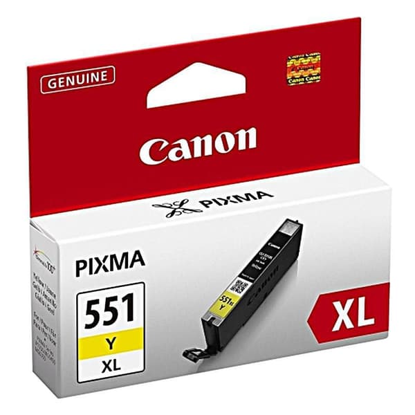 Bläckpatron CANON CLI-551XL gul