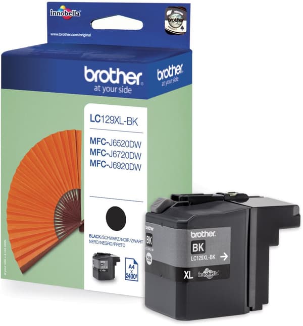 Bläckpatron BROTHER LC129XLBK svart