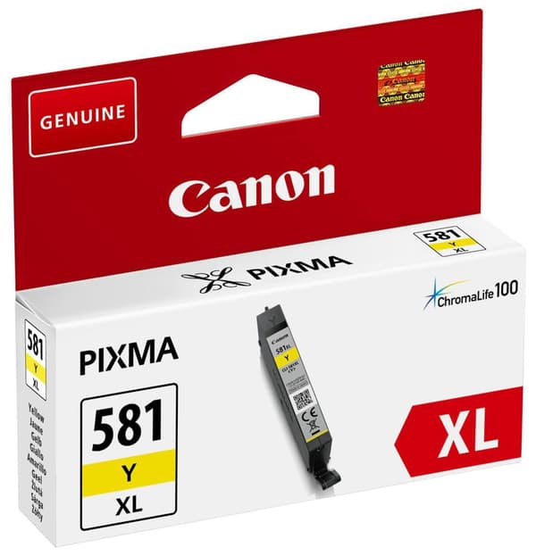 Bläckpatron CANON CLI-581XL gul
