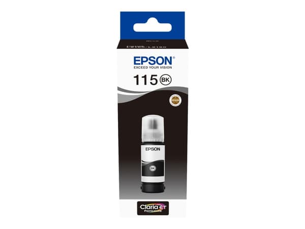 Epson 115 - 70 ml - svart - original - blekkrefill - for Epson L8160, L8180; EcoTank L8160