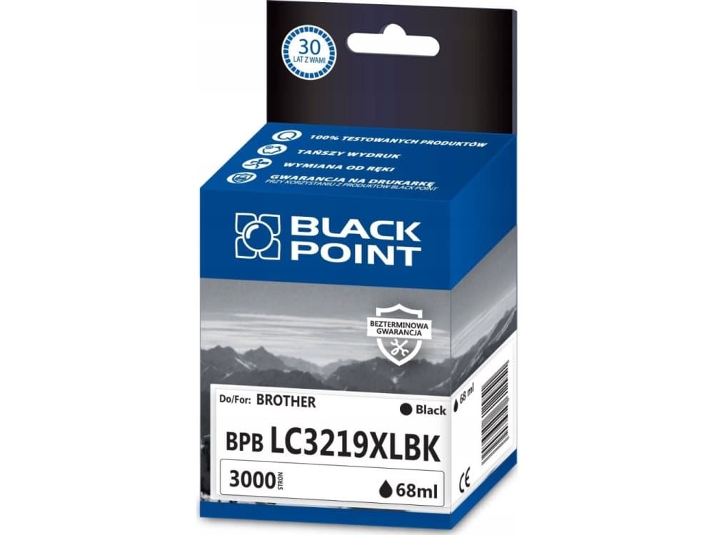 Black Point BLACK POINT (Black Point ink BPBLC3219XLBK replaces Brother LC-3219XLBK, black)