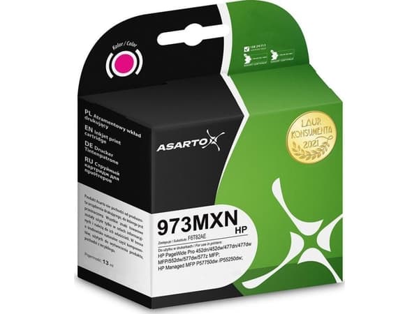 Asarto Ink Asarto for HP 973MXN | F6T82AE | 7000 pages | magenta