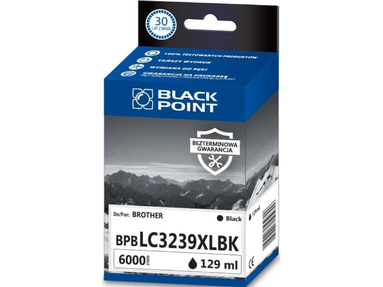 Black Point BLACK POINT (Black Point ink BPBLC3239XLBK replaces Brother LC-3239XLBK, black)