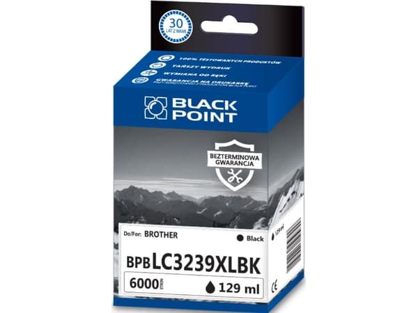 Black Point BLACK POINT (Black Point ink BPBLC3239XLBK replaces Brother LC-3239XLBK, black)