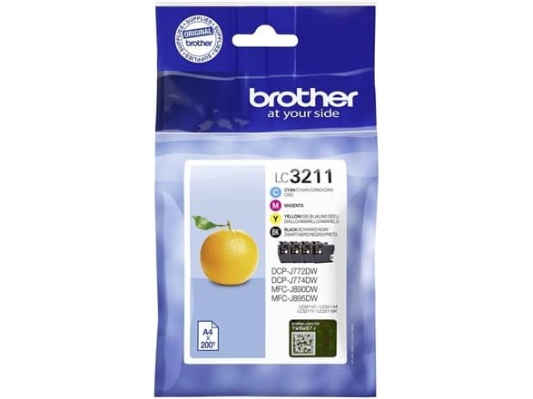 Brother LC3211BK - Svart - original - bläckpatron - för Brother DCP-J572, DCP-J772, DCP-J774, MFC-J890, MFC-J895
