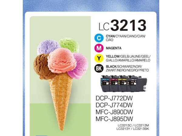 Brother LC3213BK - Svart - original - blekkpatron - for Brother DCP-J572, DCP-J772, DCP-J774, MFC-J890, MFC-J895