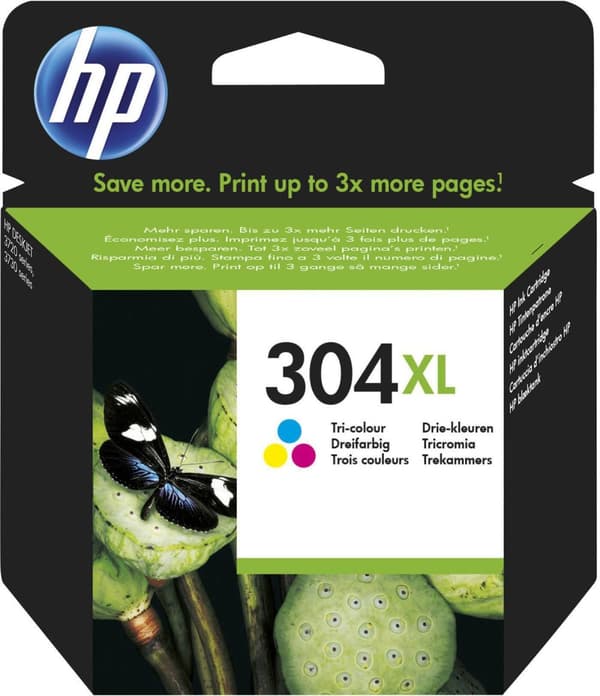HP 304XL trefärgs original bläckpatron