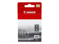 Miniatyrbilde 5 av 5: Canon PG-40BK - 16 ml - Høy ytelse - pigmentert svart - original - blekkpatron - for FAX JX210; PIXMA iP1800, iP1900, iP2600, MP140, MP190, MP210, MP