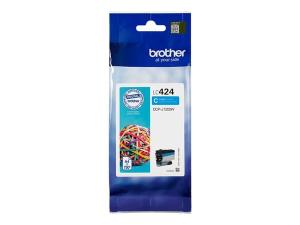 Brother LC424C - Cyan - original - bläckpatron